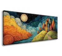 Moon Diamond Art Kits, Landscape Diamond Painting Kits for Adults Large 12x24inch, 5D Dimond Art Arts and Crafts for Adults DIY Rhinestones Embroidery for Beginner, Room Wall Decor, Gifts -zzg2508J7