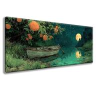 Moon Diamond Art Kits, Landscape Diamond Painting Kits for Adults Large 50x120inch, 5D Dimond Art Arts and Crafts for Adults DIY Rhinestones Embroidery for Beginner, Room Wall Decor, Gifts -zzg25087A