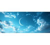 Moon Diamond Art Starry Sky Diamond Painting Kits for Adults 5D DIY Full Round Drill Cross Stitch Kits for Adults Arts and Crafts for Home Bedroom Decor, Room Decor, Gifts 100 * 200cm -yym2603T8