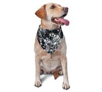 Moon Dog Bandana Pet Scarf Accessories for Small Medium Dogs Cats Photo Prop, Triangle Pet Bandanas Adjustable Puppy Bib Washable Dog Kerchief Puppy Neckerchief