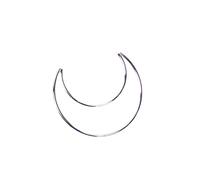 Moon Dream Catcher Plating Silver Christmas Front Door Garland Decor Attachment For Hand Made Wall Art Hanging Floral Rings