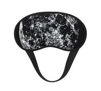 Moon Eye Mask for Sleeping Soft Satin Sleep Shade Cover Blindfold with Elastic Strap Travel Nap Blackout Eye Shade Cover for Women Men