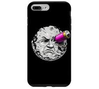 Moon Face Hit by Rocket Humor Space Art Scifi Case for iPhone 7 Plus/8 Plus