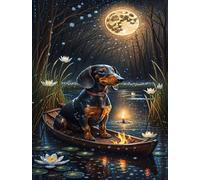 Moon Flowers Animals 1500 Piece Jigsaw Puzzle for Adults, Creativity, Challenging and Difficult Puzzle, Brain Teaser Puzzles for Adults 1500 Pieces for The Whole for Women, Men