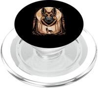 Moon Forest German Shepherd Night Scene PopSockets PopGrip for MagSafe