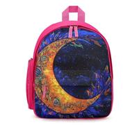 Moon G-alaxy Simple Mini Laptop Backpacks Business Travel Work Daypacks Lightweight Computer Bag