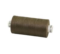 Moon General Purpose Polyester Sewing Thread - 1000 Yards - for Hand or Machine Sewing and Overlocking - Colour M0007 - Four Spools