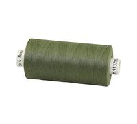 Moon General Purpose Polyester Sewing Thread - 1000 Yards - for Hand or Machine Sewing and Overlocking - Colour M0223 - Five Spools