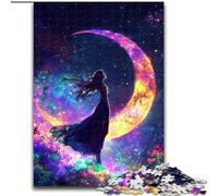 Moon Girl Jigsaw Puzzles for Teenagers 1000 Pieces, for Educational Game Challenge Toy Birthday Present, Gifts, Wall Art (50x75cm)