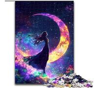 Moon Girl Jigsaw Puzzles for Teenagers, Family Fun Games Fun at Home Activities, Birthday Present, Travel Gifts (size 50x75cm)
