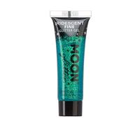 Moon Glitter Iridescent Glitter Gel, Green, Single, 12ml