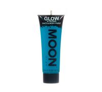 Moon Glow - Glow in the Dark Face & Body Paint - 12ml Blue - Phosphorescent - Charge to Glow