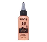 Moon Glow - Glow in the Dark Fabric Paint, Orange, 30ml Single