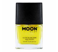 Moon Glow - Glow in the Dark Nail Polish - 10ml - Yellow - Phosphorescent Nail Varnish