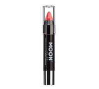 Moon Glow - Neon UV Glitter Face Paint Stick / Body Crayon makeup for the Face & Body - Magenta - Glows brightly under UV lighting
