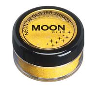 Moon Glow - Neon UV Glitter Shaker 5g Golden Yellow - Glows Brightly Under UV Lighting!