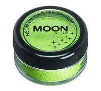 Moon Glow - Neon UV Glitter Shaker 5g Green - Glows Brightly Under UV Lighting!