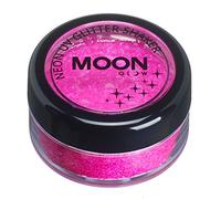 Moon Glow - Neon UV Glitter Shaker 5g Magenta - Glows Brightly Under UV Lighting!
