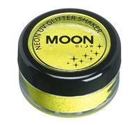 Moon Glow - Neon UV Glitter Shaker 5g Yellow - Glows Brightly Under UV Lighting!