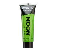 Moon Glow - Neon UV Hair Gel - 20ml Intense Green - Temporary wash out hair colour dye - Spike and glow!
