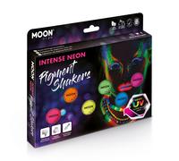 Moon Glow - Neon UV Pigment Shakers / Loose Eye Dust - for face, body & nails