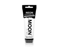 Moon Glow Supersize 75ml Neon UV Face & Body Paint - White - with sponge applicator