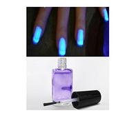 Moon Glow UV Reactive Topcoat Clear Nail Polish - Glows Under UV & Blacklights - Coats Any Shade - Quick Dry - Easy to Apply & Remove - Vegan & Cruelty Free - 10ml