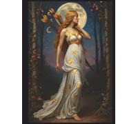 Moon Goddess Diana the Huntress Lined Journal: Zodiac Sign Cancer, Writing Moon Rituals and Hororscopes by Astrologers
