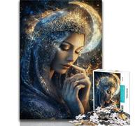 Moon Goddess Jigsaw Puzzles for Adults 2000 Jigsaws,Help The Brain Exercise Addictive Toys to Cultivate Patience Parent-child Interaction 70x100cm