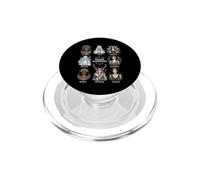 Moon Goddesses Witchy Pagan Divine Feminine Art PopSockets PopGrip for MagSafe