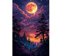 Moon Jungle 2000 Piece Jigsaw Puzzles for Adults, Challenging and Brainteasing, Difficult Puzzles, Puzzle 2000 Pieces