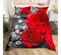 Moon King Size Duvet Cover Pink King Size Quilt Cover Bedding Set (1 Duvet Cover Set with Zipper, 2 Pillowcases in the Same Style), More Breathable Bedding for All Seasons