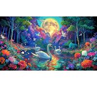 Moon-Lake Adult Jigsaws Puzzle 1000 Piece Fun Present & Activity for Home Educational Games Great Gift Idea for Adults Kids 38x26cm/1000pcs