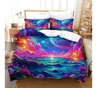 Moon Lake Bedding Set And Absolutely Stunning Duvet Cover Set with 3D Print And Soft Premium Brushed Microfiber Offering with Zipper Closure And Soft Lightweight for for Boys Girls Kids Youth Teens An