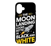 Moon Landing Hoax Conspiracy Fake Cover-Up moon hoax Case for iPhone 16