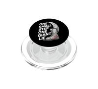Moon Landing Hoax Conspiracy Fake Cover-Up moon hoax PopSockets PopGrip for MagSafe