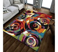 (Moon-Light, 60cm x 110cm ) Modern Design Hand Carved Runner Multi Colour Rugs