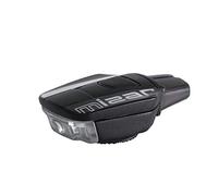 Moon Light the Way You Ride On Mizar 40 Lumens IPX4 Rechargeable Handlebar Mounted Front Cycle Light, Built-in Battery, Max Runtime 70 Hours, Black