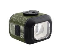 Moon Light the Way You Ride On Titan Max Green 1700 Lumens Front Bicycle Light with Wireless Remote, IPX7, Max Runtime 140 Hours