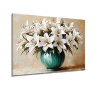 Moon Lily Diamond Art, Diamond Painting Kits Adults, Kids 5D DIY Crystal Art Kits, Crafts for Adults, Beginner Full Drill Cross Stitch Pictures, Home Room Decor, Gifts for Women 40x50cm s0yh-755