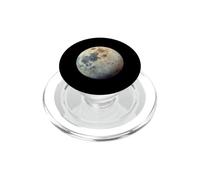 Moon lover realistic full lunar graphic space astronomy cool PopSockets PopGrip for MagSafe