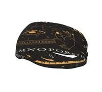 Moon Lunar Phase Halloween Divine Ouija Board Fashionable Sports Decoration, Sweat Resistant Headband, Hair Band, Breathable Sweat Wicking Fitness Equipment Headbands for Women Men