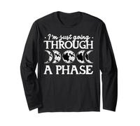 Moon Magic Bull Symbol Sacred Geometry Esoteric Style Long Sleeve T-Shirt