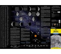 Moon Map and Guide : Stargazer folded
