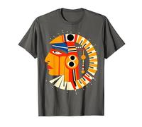 Moon Mask Native American Art T-Shirt