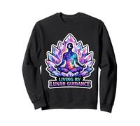 Moon Meditation Lunar Mindfulness Spiritual Wellness Sweatshirt