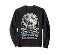 Moon Meditation Lunar Mindfulness Spiritual Wellness Sweatshirt