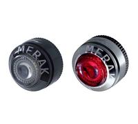 Moon - Merak Front and Rear Rechargeable Bike Light Set
