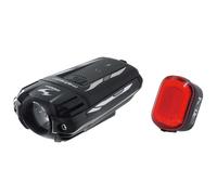 Moon Meteor C1 Front Light + Orion Rear Light Bundle - Black black One Size