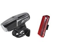 Moon Meteor-x Auto Pro / Comet-x Light Set Black 600 Lumens